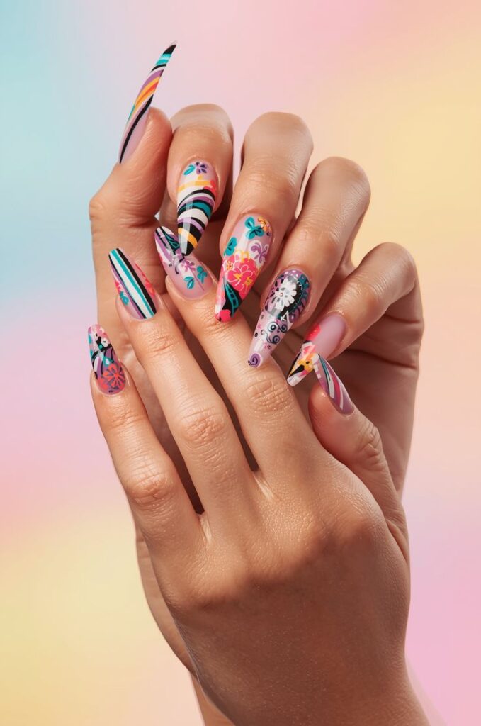 sparkle, stripes, and florals